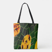 Tote Bag Yellow and Green Floral (Dos)