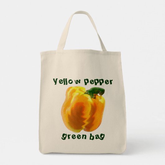 Tote Bag Yellow Bell Pepper (Dos)