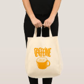 Tote Bag Yellow Caffeine (Devant (produit))