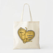 Tote Bag Yellow Heart (Devant)