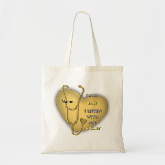Tote Bag Yellow Heart (Devant)