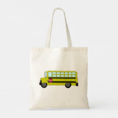 Tote Bag Yellow School Bus with Stop Sign (Dos)