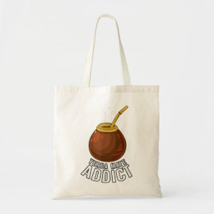 Tote Bag Yerba Mate Addict, Gourd et Bombilla