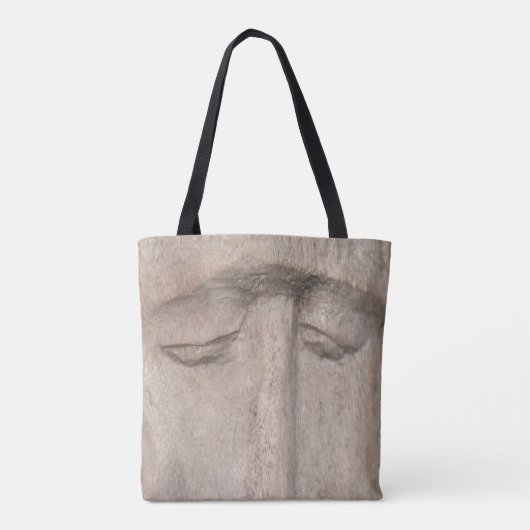 Tote Bag Yeux âmes sculptés en bois (Dos)