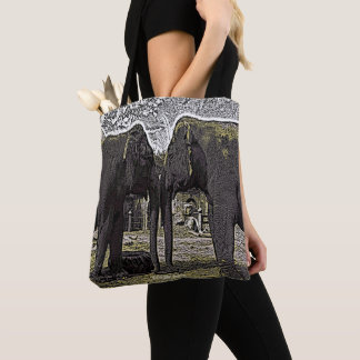 Tote Bag Yeux éléphants