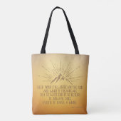 Tote Bag Yeux fixés sur le soleil (Dos)