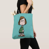 Tote Bag Yeux roulants à la menthe poivrée (De près)