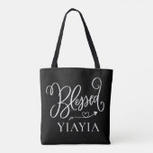 Tote Bag Yiayia Moderne Bénie (Dos)