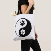 Tote Bag Yin Yang Paw (De près)