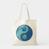 Tote Bag Yin Yang Paw Blue (Dos)