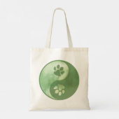Tote Bag Yin Yang Paw Green (Dos)