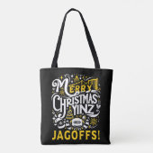 Tote Bag Yinz Jagoff Noël Pittsburgh Cadeau (Dos)