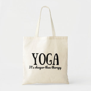 Tote Bag Yoga C'est moins cher que la thérapie