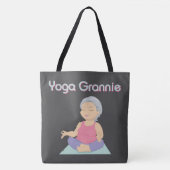 TOTE BAG YOGA GRANNIE (Devant)