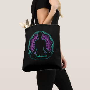 Tote Bag Yoga Mandala personnalisé