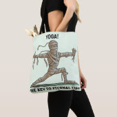 Tote Bag Yoga Mummy (De près)
