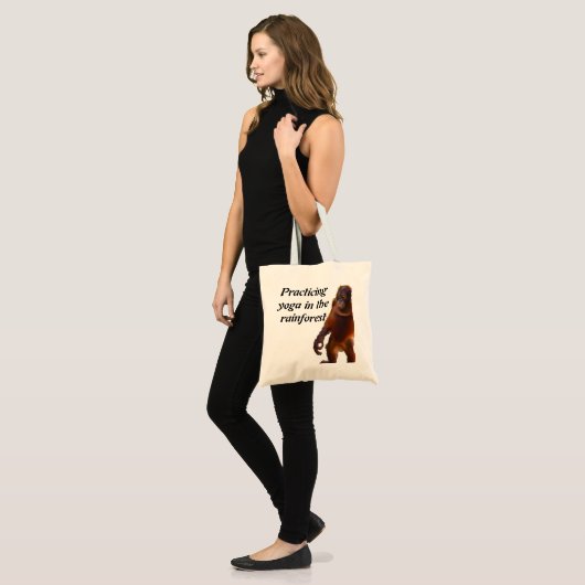 Tote Bag Yoga spécial de forêt (Devant (modèle))