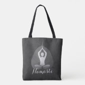 Tote Bag Yoga Studio Instructeur Méditation Pose Bodhi Leaf (Dos)