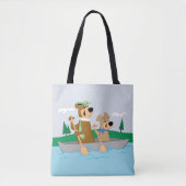 Tote Bag Yogi Bear et Boo Boo Fun Canoe Adventure (Devant)