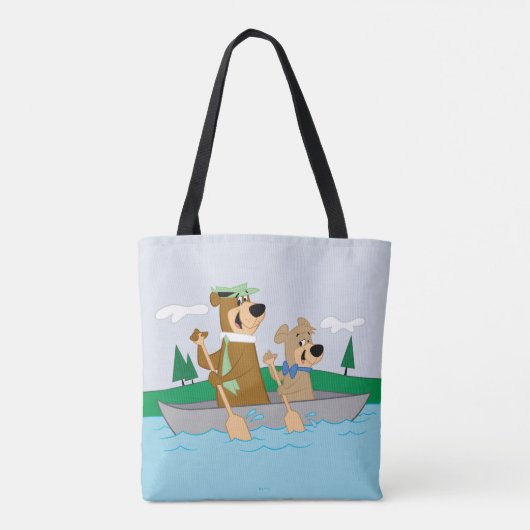 Tote Bag Yogi Bear et Boo Boo Fun Canoe Adventure (Dos)