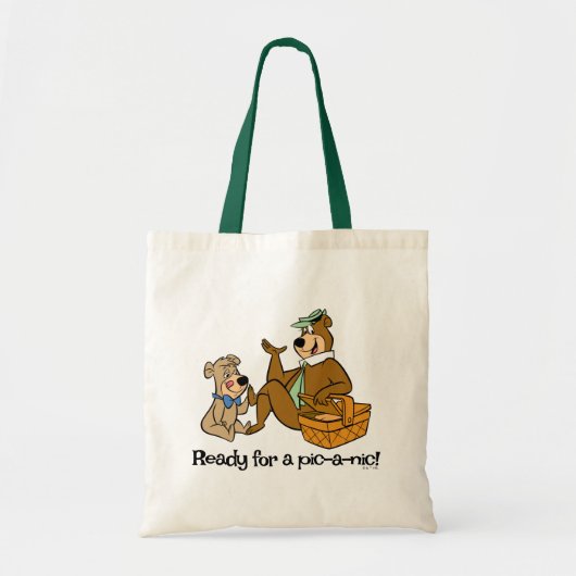 Tote Bag Yogi Bear et Boo-Boo pique-nique Snack (Devant)