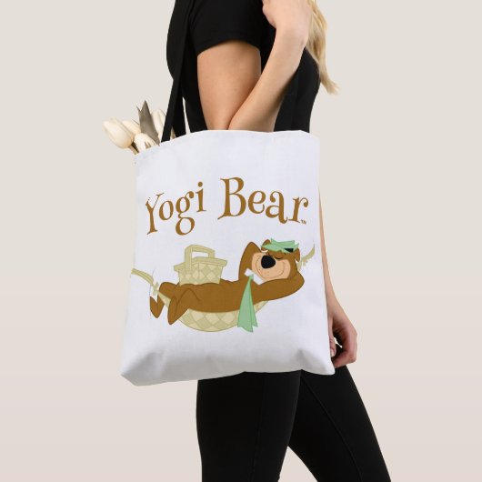 Tote Bag Yogi Bear Pique-nique Hammock Nap Time (De près)
