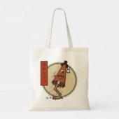 Tote Bag Yokai classique Karakasa-obake - Folklore japonais (Dos)
