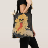 Tote Bag Yokai japonais à vélo (De près)