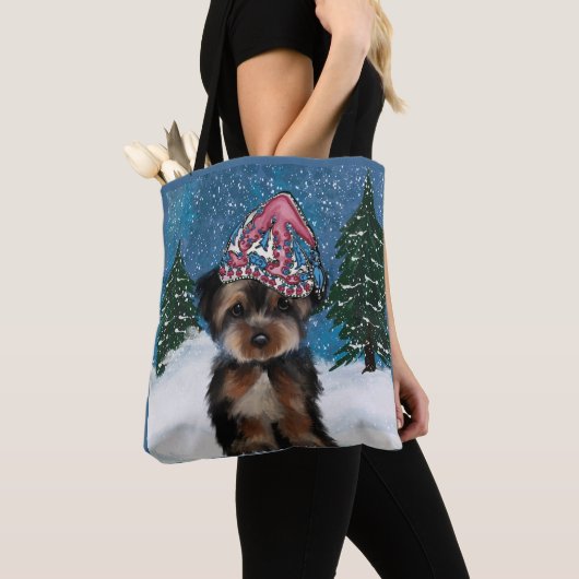 TOTE BAG YORKIE POO (De près)