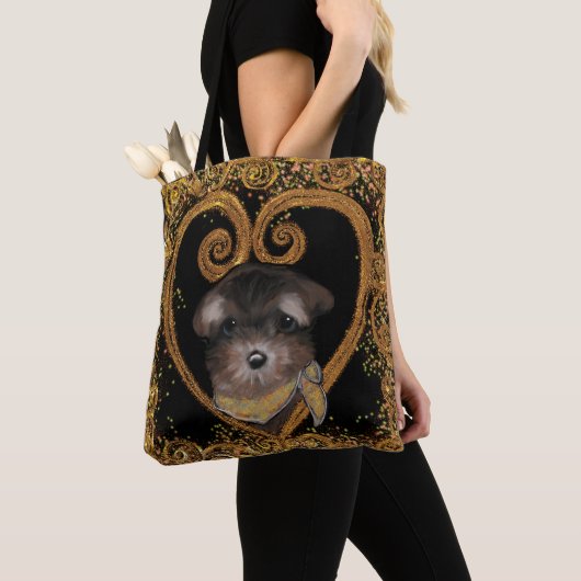 Tote Bag Yorkie Poo (De près)