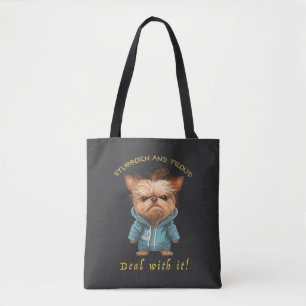 Tote Bag Yorkshire Chien têtu Devoir Avec Il Mignonne adora