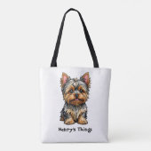 Tote Bag Yorkshire Terrier (Dos)