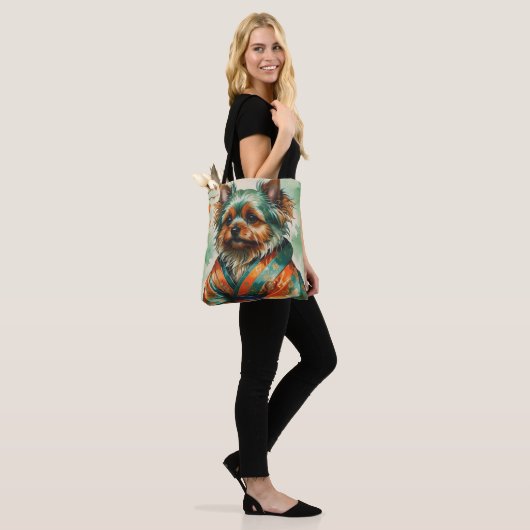 TOTE BAG YORKSHIRE TERRIER (Sur le modèle)