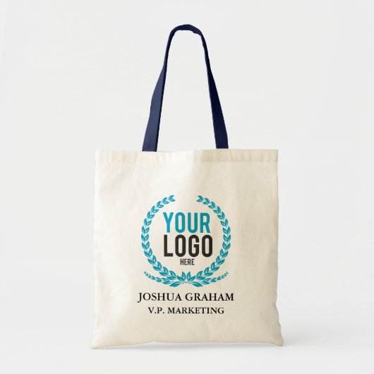 Tote Bag Your Business Logo | Job Title Custom Employee (Devant)