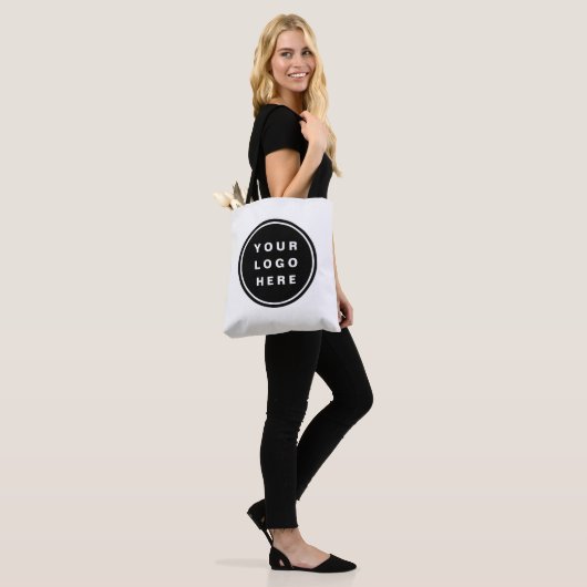 Tote Bag Your Business Logo Promoteur Business Company (Sur le modèle)