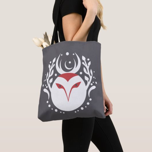 Tote Bag Yule Owl (De près)