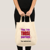 Tote Bag Yup, je fais CES parties ! (Devant (produit))