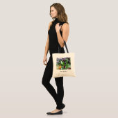 Tote Bag Zantedeschias noirs (Devant (modèle))
