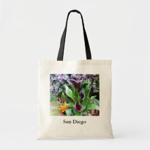 Tote Bag Zantedeschias noirs
