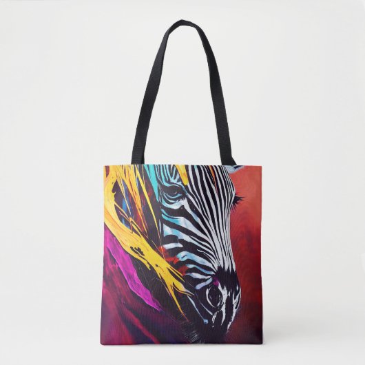 Tote Bag Zebra Animal Discovery Aventure Nature Planète (Devant)
