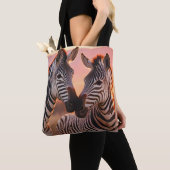 Tote Bag Zebra Animal Nature Faune Affection Soin (De près)