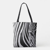 TOTE BAG ZEBRA CLOSE-UP VIEW (Dos)