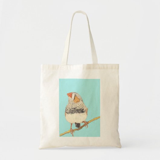 Tote Bag Zebra Finch (Devant)