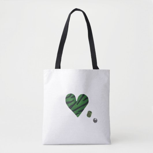 Tote Bag Zebra-heart (Devant)