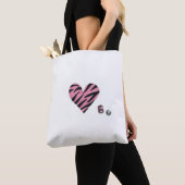 Tote Bag Zebra-heart (De près)