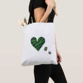 Tote Bag Zebra-heart (De près)