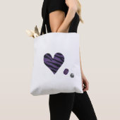 Tote Bag Zebra-heart (De près)
