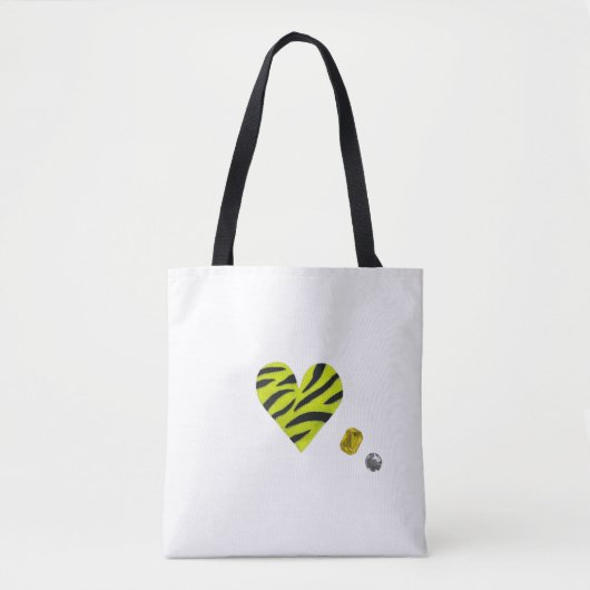 Tote Bag Zebra-heart (Devant)