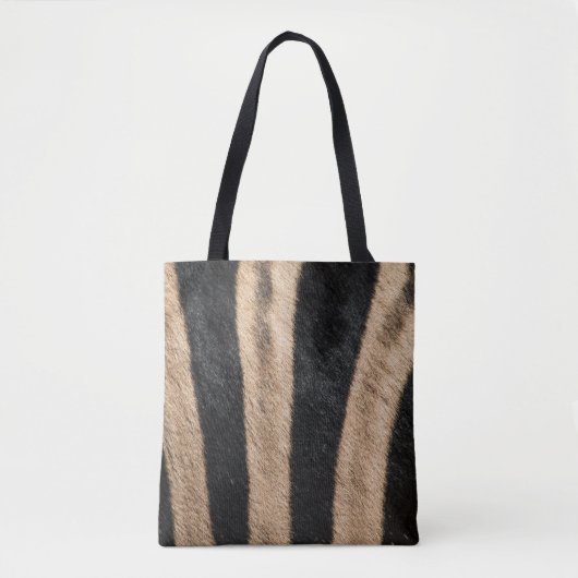 TOTE BAG ZEBRA POSTER DE ANIMAL STRIPE (Devant)