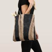 TOTE BAG ZEBRA POSTER DE ANIMAL STRIPE (De près)